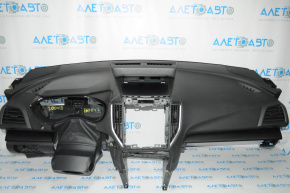 Dashboard front panel without AIRBAG Subaru Impreza 17-23 GK leather, black