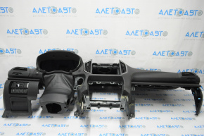 Dashboard front panel without AIRBAG Subaru Impreza 17-23 GK leather, black