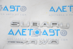 Emblem inscription SUBARU trunk door Subaru Impreza 5d 17-23