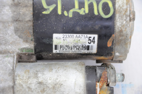 Subaru Outback 15-19 starter for spare parts, jammed, water damage