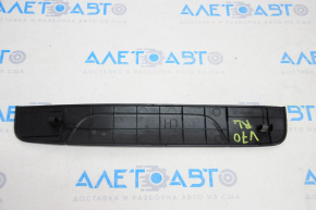 Black outer rear left door sill trim for Toyota Camry v70 18-24