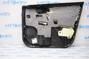 Door trim panel, front left, Toyota Rav4 13-15, black with black insert