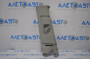 Center pillar trim upper belt left Toyota Rav4 13-18 gray, worn