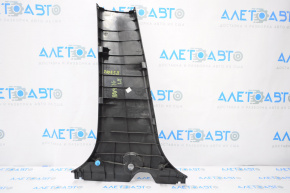 Center pillar trim lower left Toyota Rav4 13-18 black, scratches
