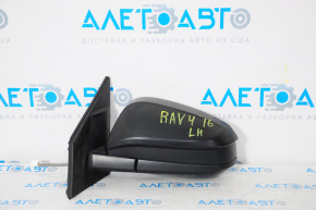 Left side mirror complete Toyota Rav4 13-14 prerest 3 pins, black