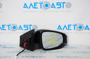 Side mirror right complete Toyota Rav4 13-14 prerest 3 pins, black