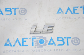 Emblem inscription "LE" trunk door Toyota Rav4 13-15