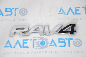 Emblem inscription "RAV4" trunk door Toyota Rav4 13-18