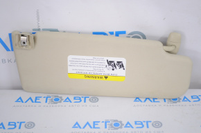 Left sun visor for VW Jetta 11-18 USA, beige