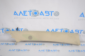 Front pillar trim right VW Jetta 11-18 USA beige, under speaker, broken mount
