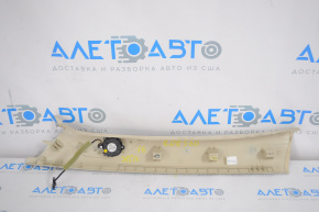 Front pillar trim right VW Jetta 11-18 USA beige, under speaker, broken mount