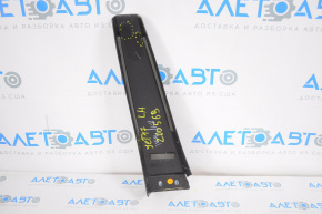 Center pillar trim outer left VW Jetta 11-18 USA plastic, no fasteners and fragment