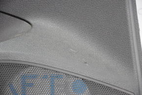 Door trim card rear left VW Passat b7 12-15 USA cloth, black with gray insert, scratch