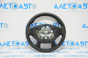Steering wheel bare Hyundai Sonata 15-17 black plastic, without buttons