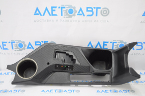 Center console trim with cup holders Toyota Rav4 13-15 black