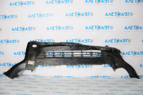Front bumper bare lower part Toyota Rav4 13-15 prerest structure dented, tears, broken fasteners