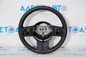 Naked steering wheel Jeep Compass 11-16 leather black, with pads