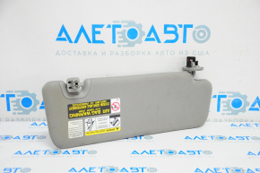 Left visor for Toyota Highlander 14-19 gray