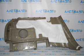 Right arch trim Jeep Compass 11-16 brown, under speaker, scratches