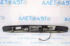 Jeep Compass 11-15 trunk door molding without chrome with license plate light and handle