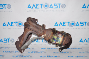Exhaust manifold with catalytic converter Toyota Rav4 13-18 crumpled