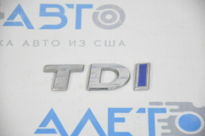Emblem inscription TDI trunk lid VW Jetta 11-14 USA