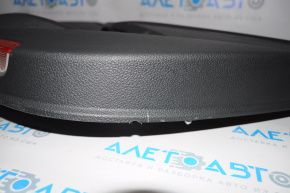 Door trim card rear right VW Passat b7 12-15 USA black with gray insert scratches defect fastener