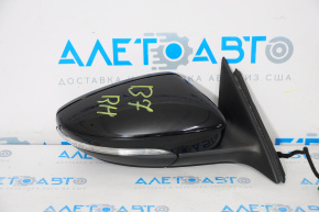 Right side mirror complete VW Passat b7 12-15 USA type as b8 6 pins, turn signal, black