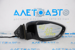 Right side mirror complete VW Passat b7 12-15 USA type as b8 6 pins, turn signal, black