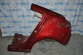 Quarter wing rear left Chevrolet Volt 11-15 red