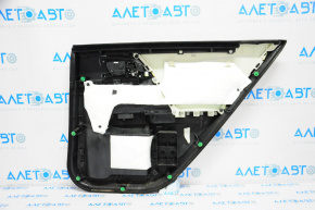 Door trim card rear left Honda Accord 13-15 leather black