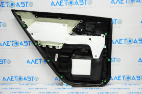 Door trim panel rear right Honda Accord 13-15 leather black