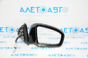 Right side mirror complete Infiniti JX35 QX60 13-15 prerest 16 pins, camera, heating, silver