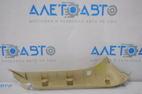 Trunk door trim right Lexus RX350 RX450h 10-15 beige dented scratches