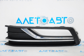 Front bumper grille, left side, VW Passat b8 16-19 USA, under fog lights