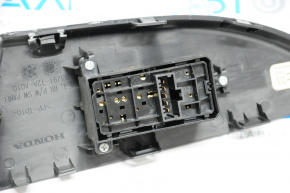 Rear left window lift control for Honda Accord 13-17, black, with trim