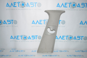 Center pillar trim upper belt right BMW X5 E70 07-13 gray scratch