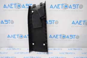 BMW X5 E70 07-13 lower left center pillar trim, black, with air duct