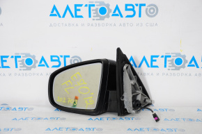 Left side mirror complete BMW X5 E70 07-13 7 pins 3+4 auto-dimming, with camera