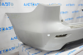 Bare rear bumper Infiniti JX35 QX60 13-15 pre-rest for parking sensors, dented, broken mount