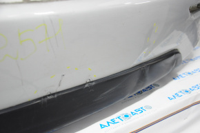 Bare rear bumper Infiniti JX35 QX60 13-15 pre-rest for parking sensors, dented, broken mount