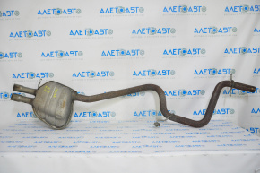 Muffler rear part with barrel VW Jetta 11-18 USA 2.0 TDI dented
