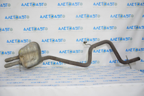 Muffler rear part with barrel VW Jetta 11-18 USA 2.0 TDI dented