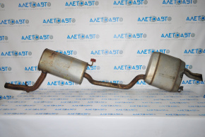 Exhaust pipe resonator with barrel VW Passat b8 16-19 USA 1.8T