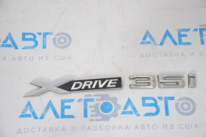 Emblem inscription Xdrive35i front right BMW X5 E70 07-13