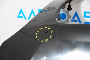 Hood bare BMW X5 X6 E70 E71 07-13 black, butt