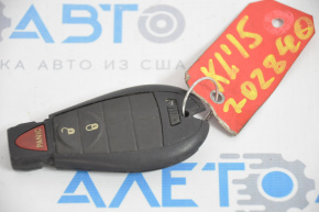 Key Jeep Cherokee KL 14-23 3 buttons without cylinder