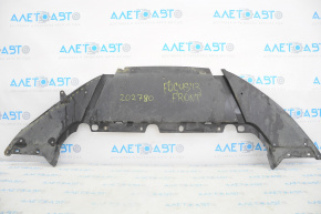 Front bumper protection Ford Focus mk3 11-18 prerest, no fragments, non-standard mount