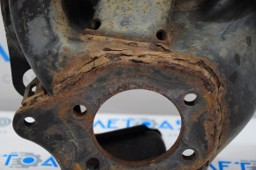 Rear left axle Ford Focus mk3 11-18 with lever, torn silent block, rusty