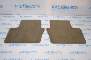 Set of floor mats for Jeep Compass 11-16, cloth, beige, dry-cleanable